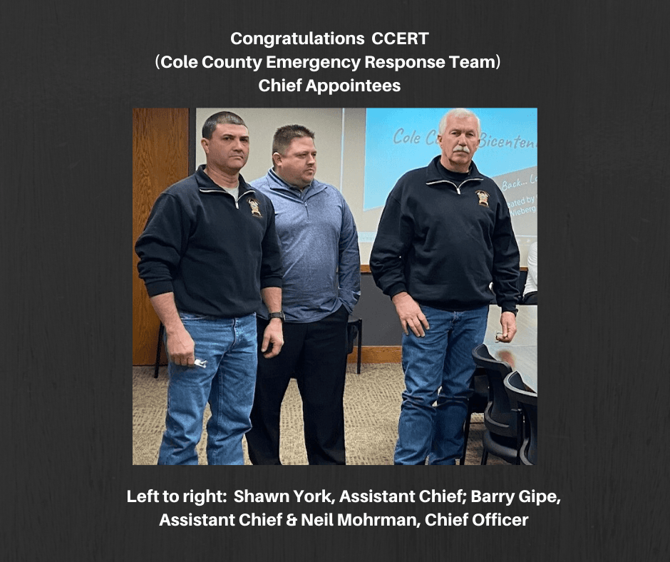Cole County Emergency Response Team Chiefs