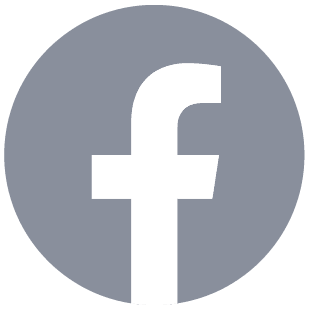 Facebook Logo - Gray